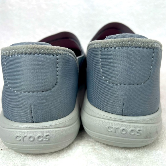 Crocs Reviva Gray Slip-Ons w/ Massaging Bubble Comfort - Like New - Picture 5 of 6